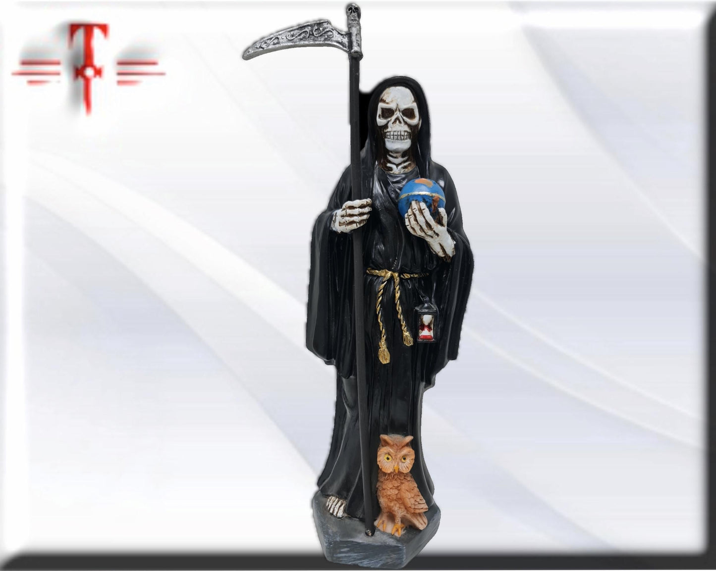 Estatua Santa Muerte 15cm , Santísima Muerte , deidades , mitología