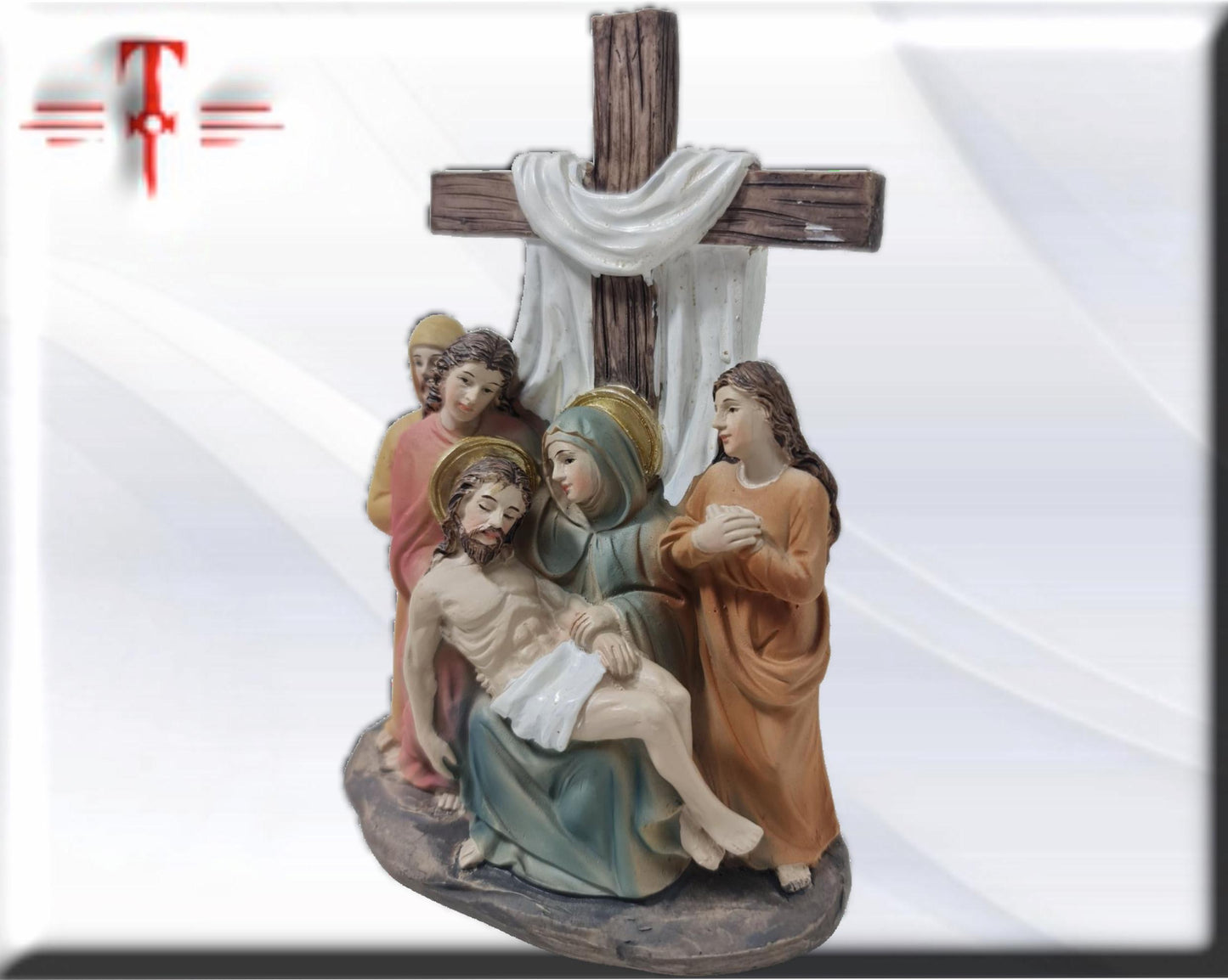 El Descendimiento . santos y virgenes catolicos , productos religiosos