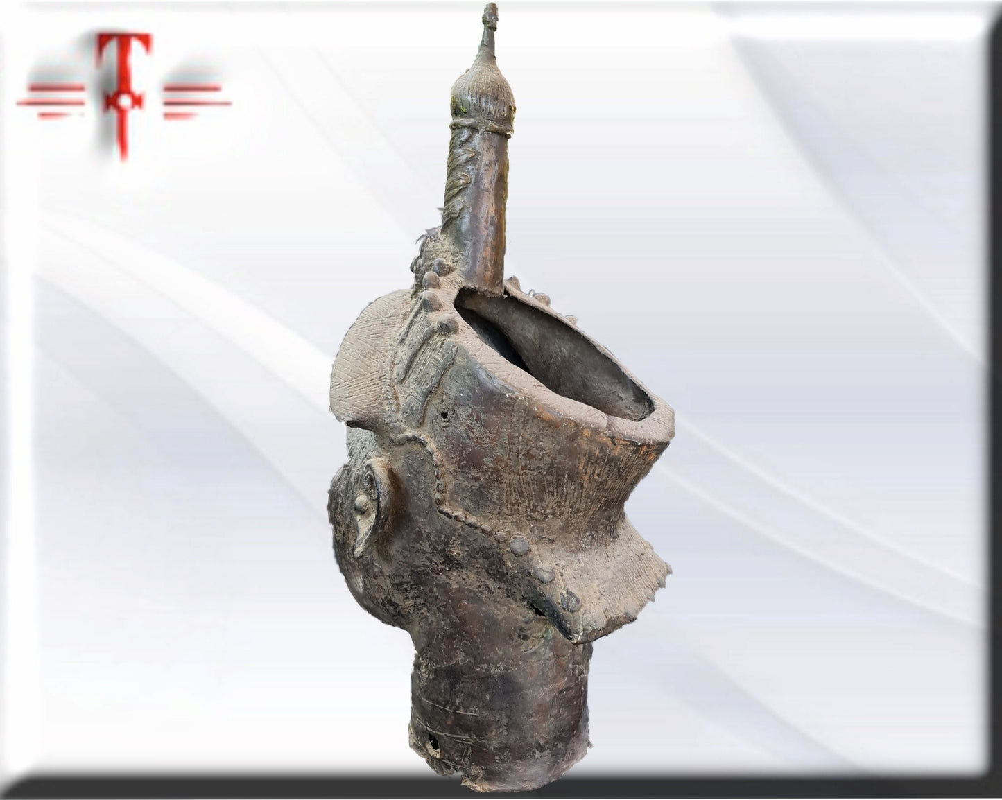 Busto de Ifá , Arte africano , Yoruba , Escultura de bronce 6 kilogramos
