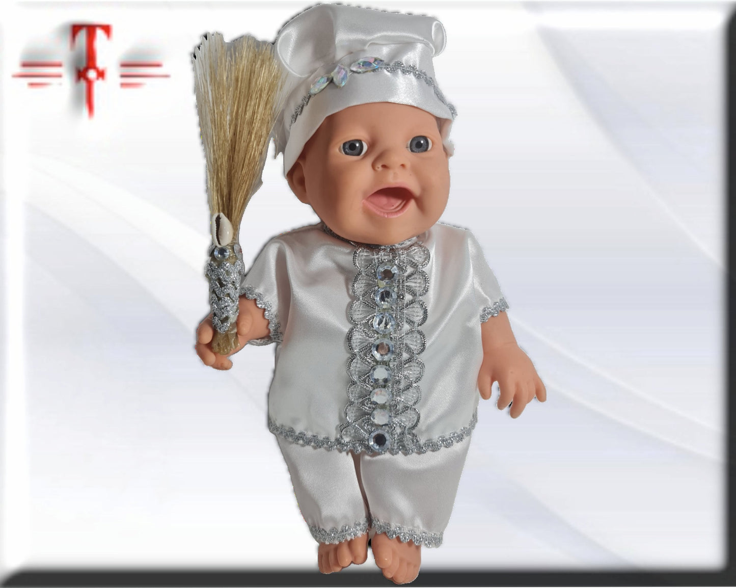 Muñeco Orisha Obatala Oxala , santería yoruba lucumí