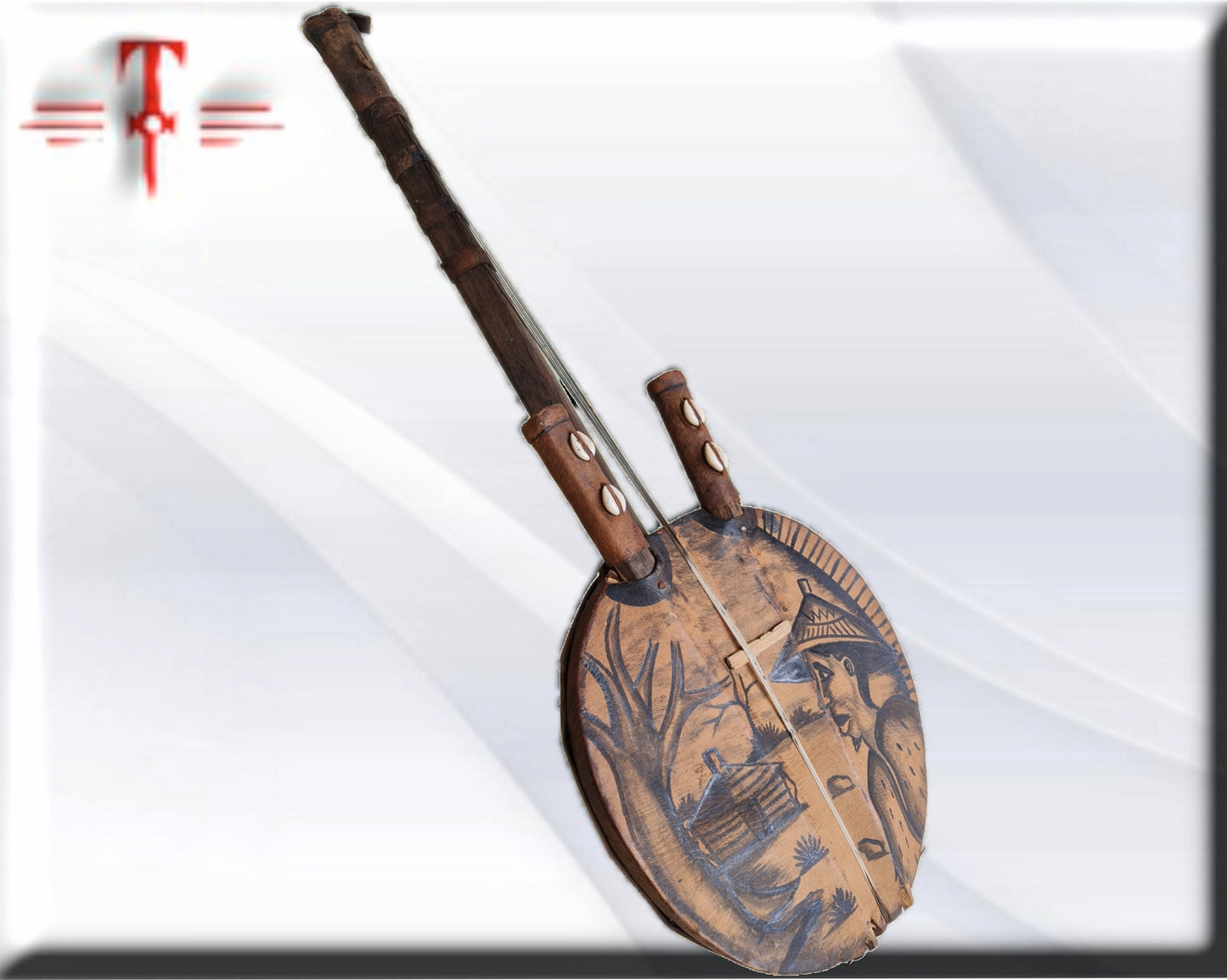 Guitarra artesanal Africana – Kora . Madera instrumentos musicales africanos tambores, maracas o kashakas y gonkoque