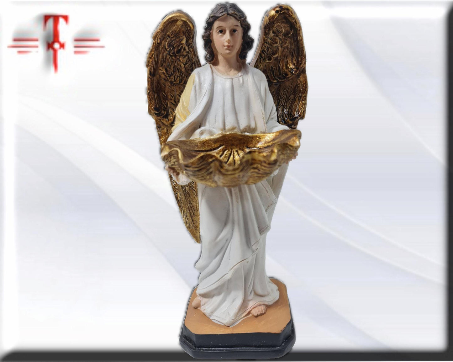 Ángel con concha , Santos y Vírgenes católicos , productos Religiosos