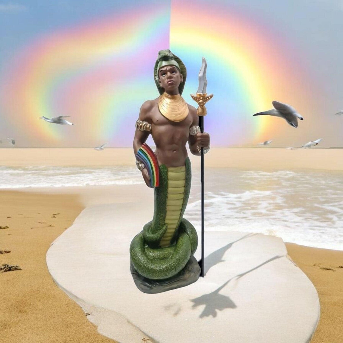 Estatua de Oshumaré ,Santería, Candomble , kimbisa, Umbanda