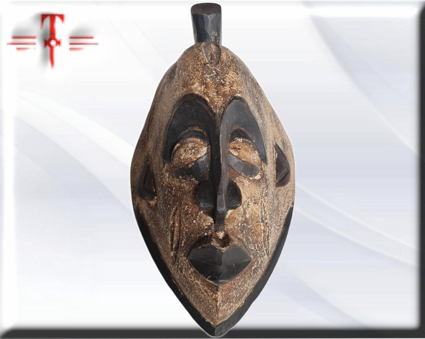 Antigua mascara Luba Congo arte africano