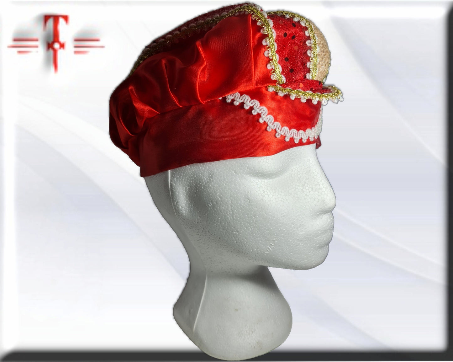 Gorro santeria Orisha Shangó Gala