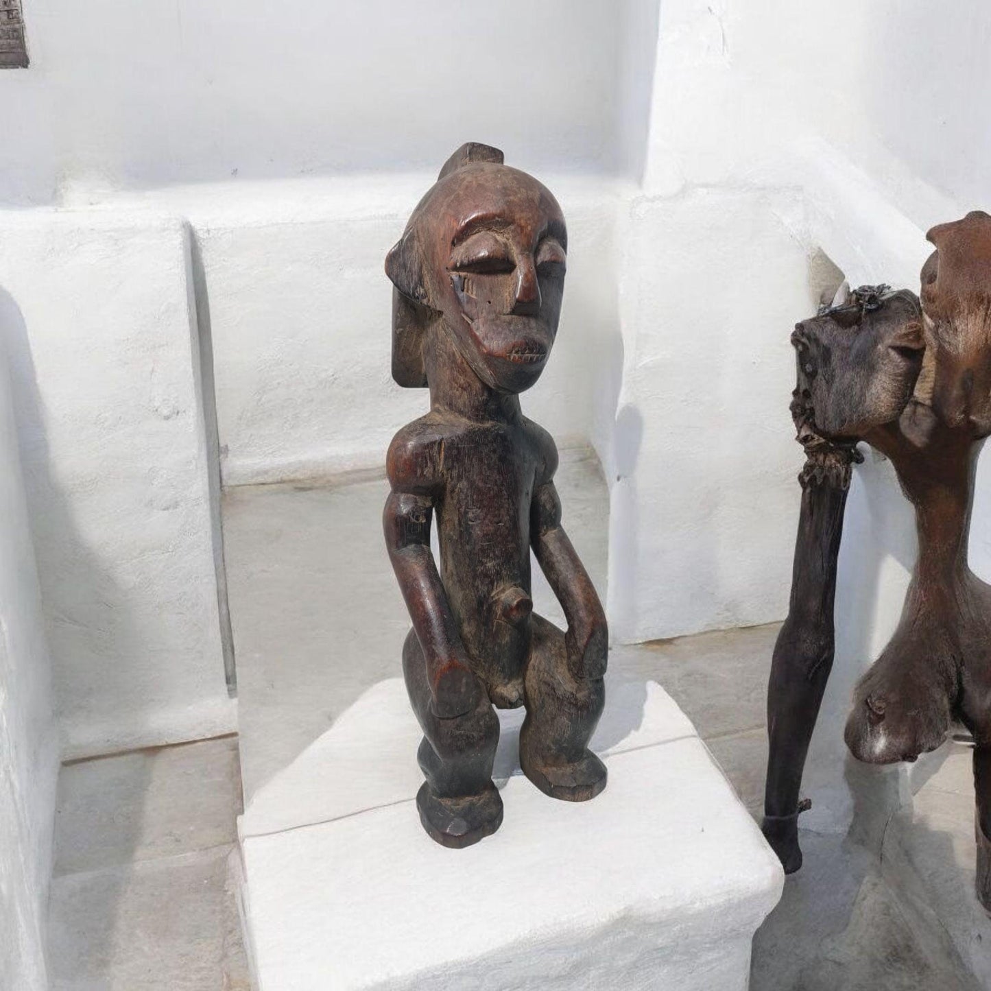 Fetiche africano Congo Tribal , arte Africano , Galería de arte , hecho a mano