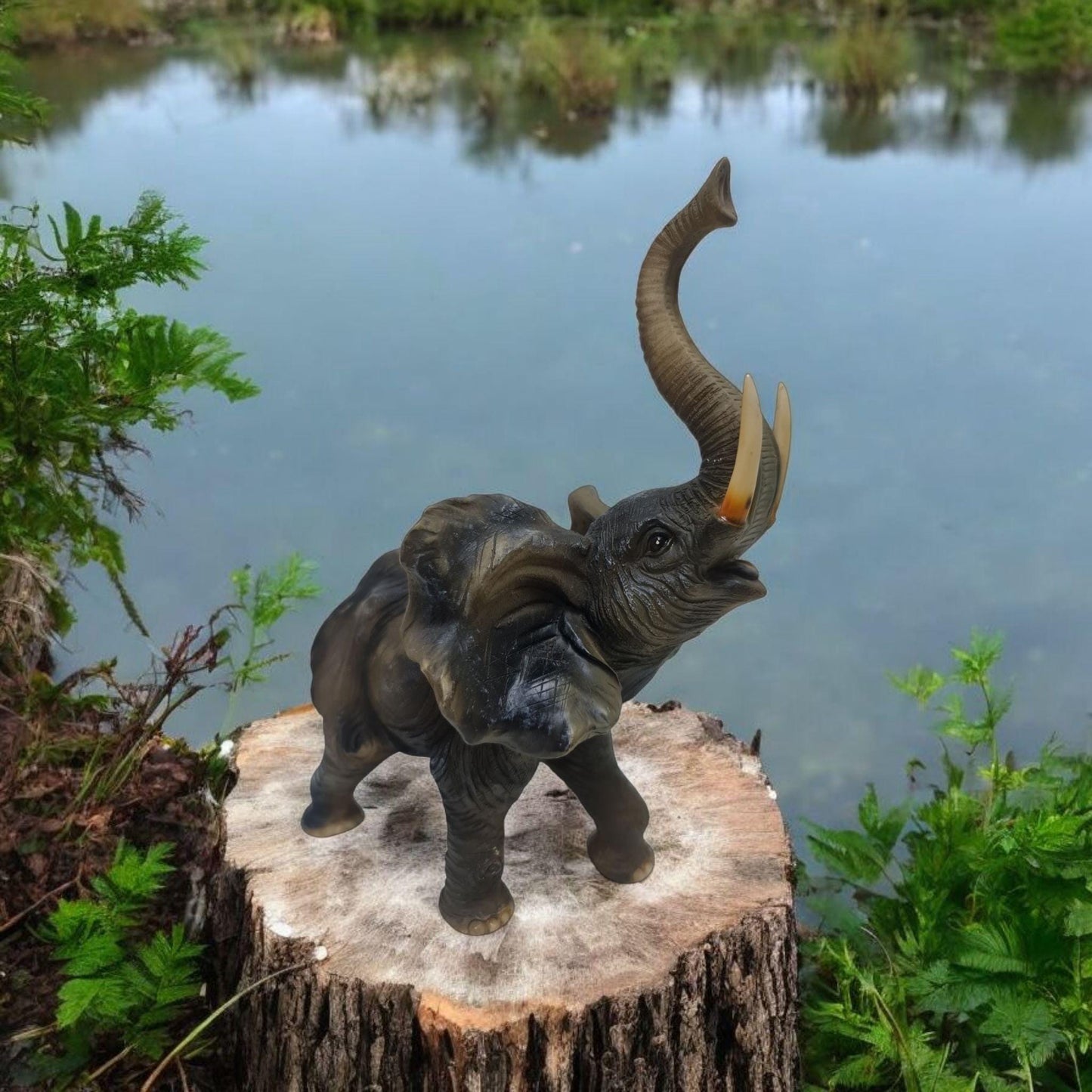 Elefante , animal decoracion del hogar - producto artesanal