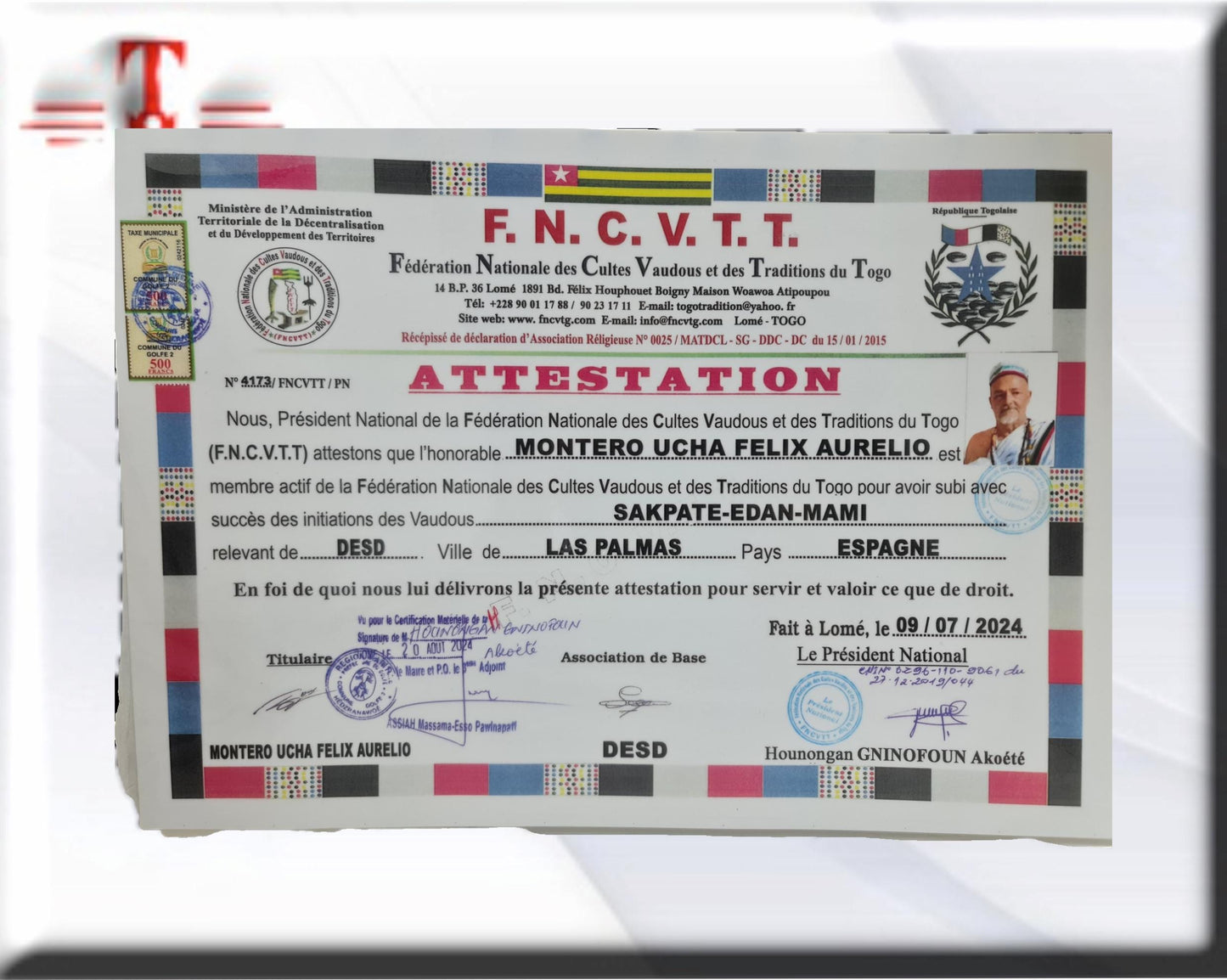 Amuleto Dinero, Fortuna , secretos del vodoun Fon , arte tradicional africano