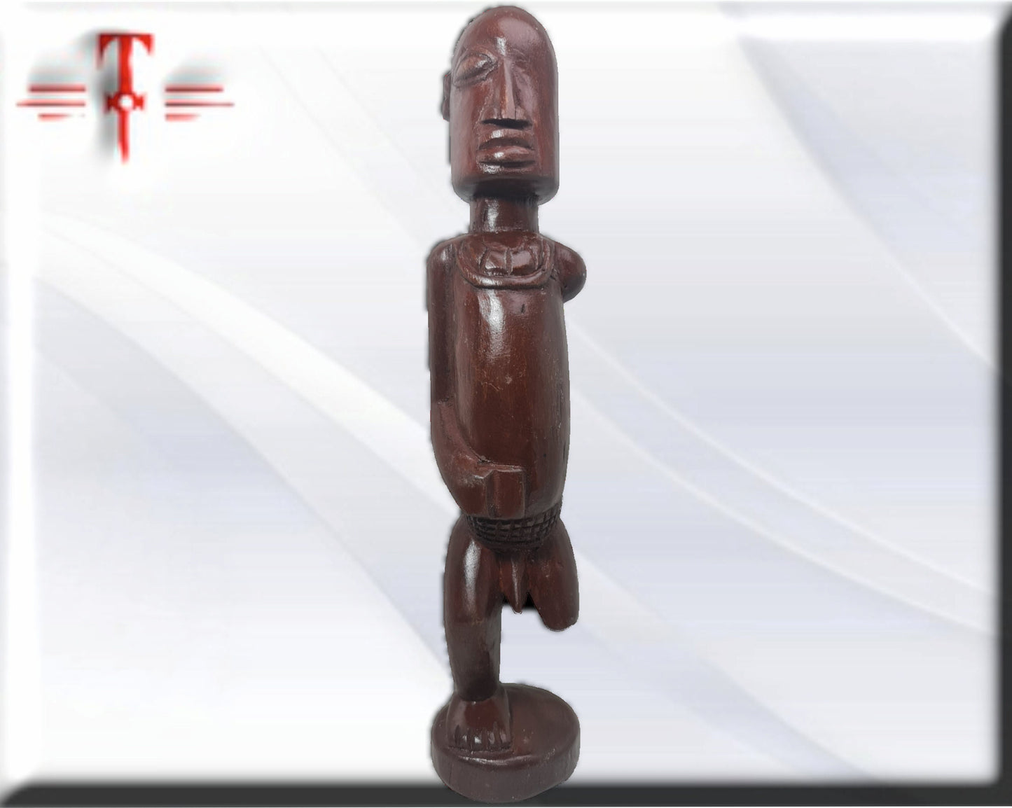 Muñeco Osaín madera - santería , yoruba, lucumí