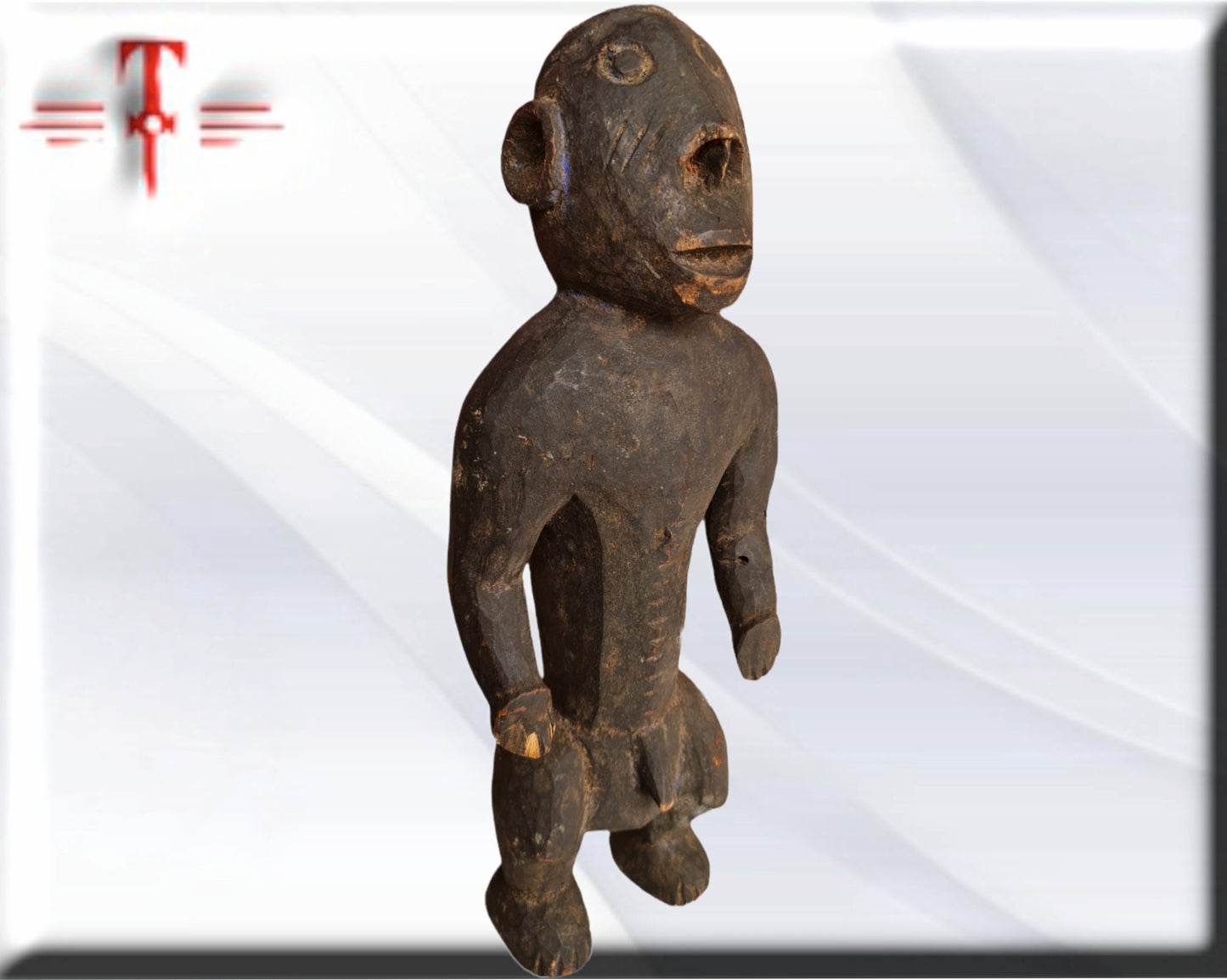 Fetiche Bakongo Congo Ref: 109 Tribal , arte Africano , Galería de arte , hecho a mano