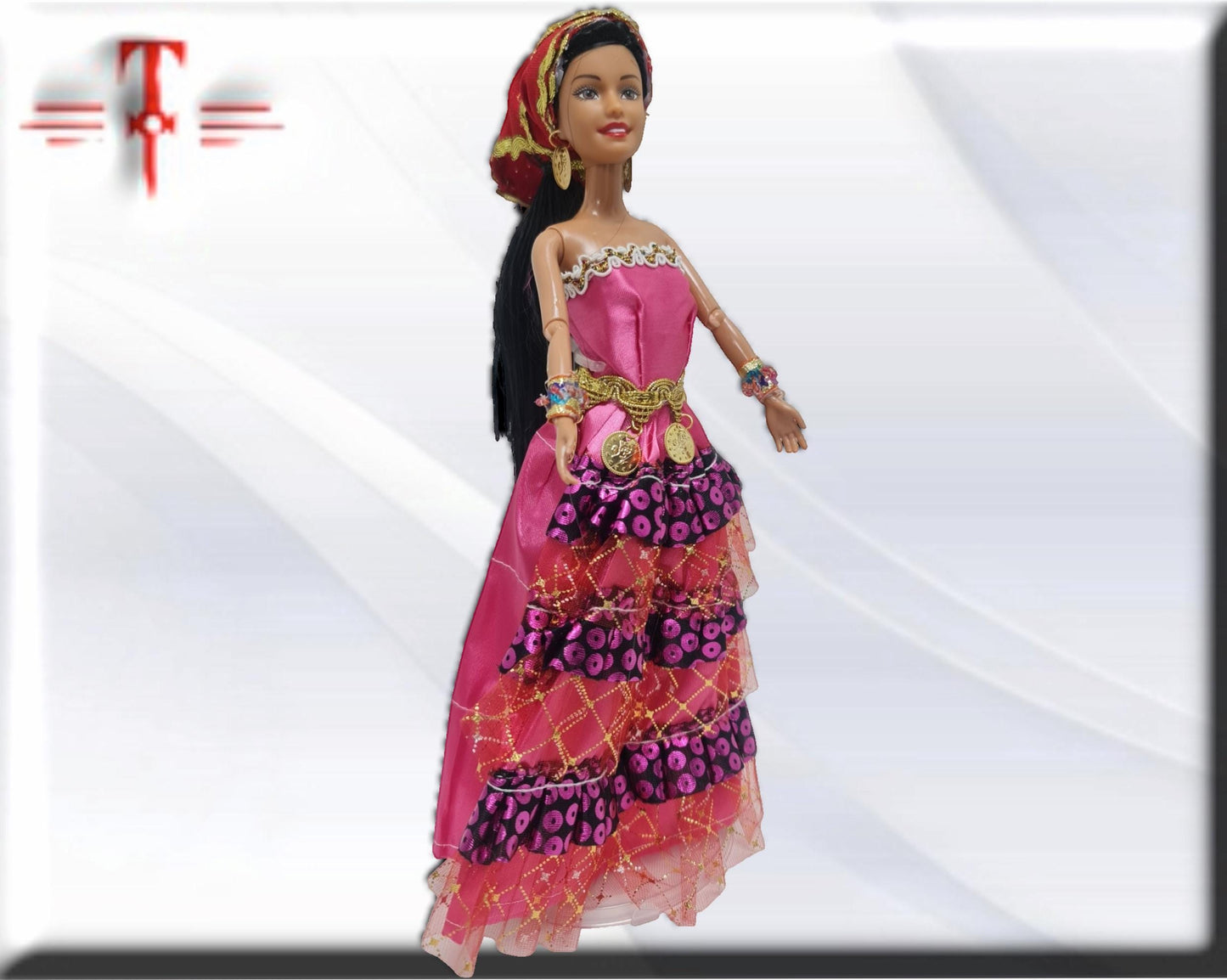 Muñeca Gitana, Zingara , vidente bola cristal , tarot , adivinacion