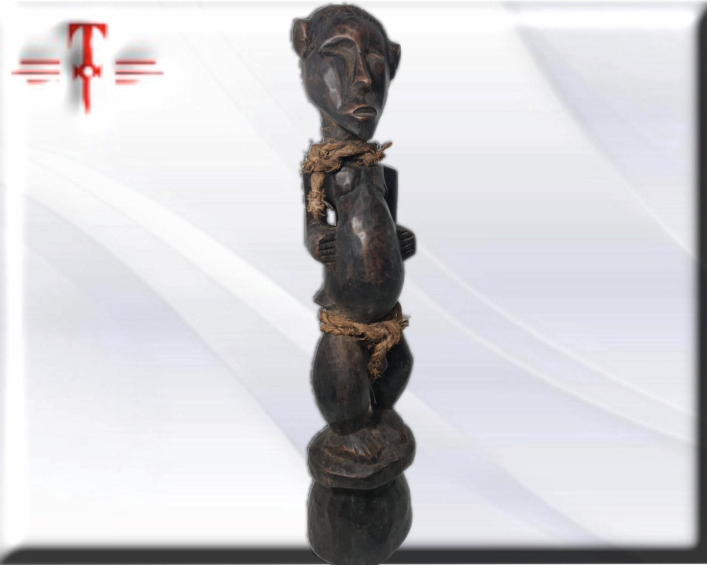 Fetiche Bakongo Congo Tribal , arte Africano , Galería de arte , hecho a mano