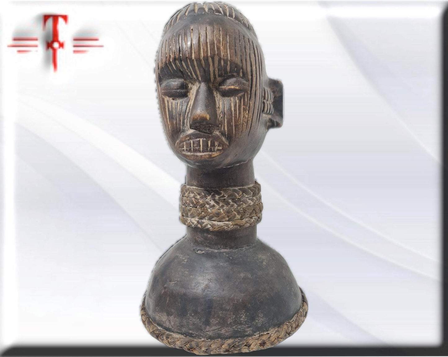 Fetiche africano busto , arte Africano , Galería de arte , hecho a mano