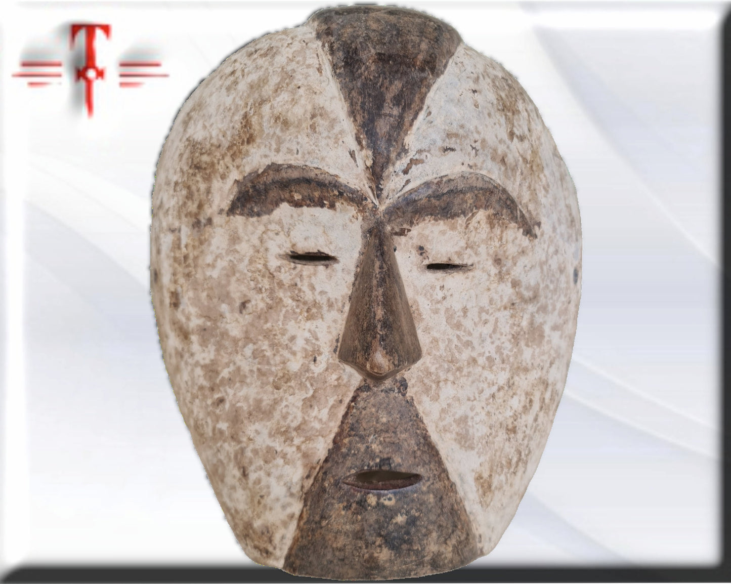 Máscara etnia Galoa ( Gabón arte africano) Galoa ethnic mask (Gabon African art)