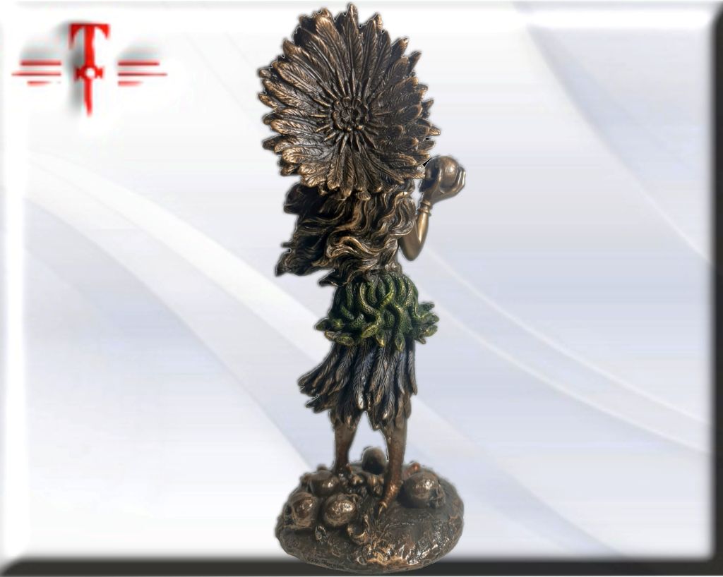 Statue des Gottes Dagda, mythologische Götter, esoterische und religiöse Gegenstände, handbemalt