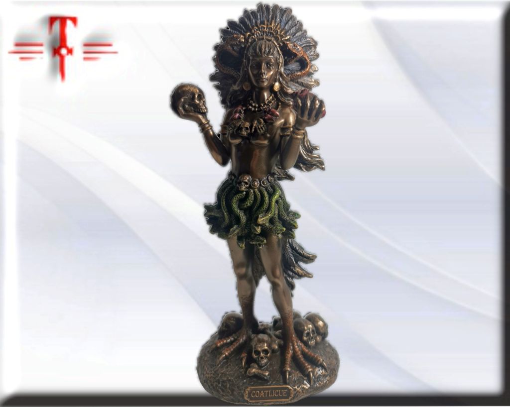 Statue des Gottes Dagda, mythologische Götter, esoterische und religiöse Gegenstände, handbemalt