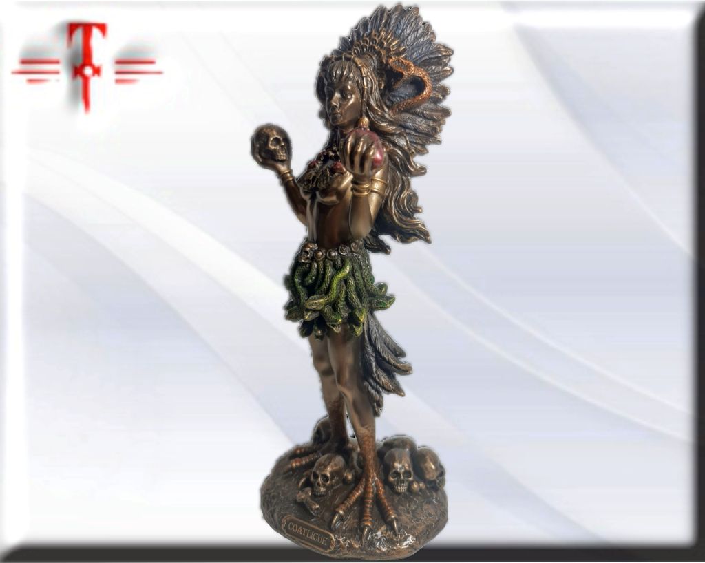 Statue des Gottes Dagda, mythologische Götter, esoterische und religiöse Gegenstände, handbemalt