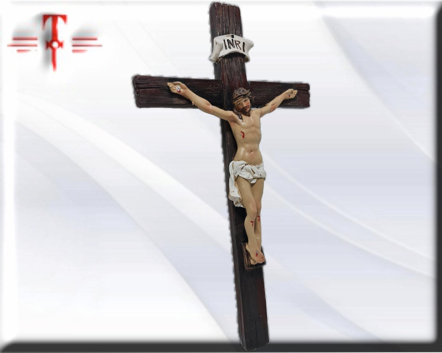 Crucifijo 25cm . virgenes y santos catolicos , productos religiosos