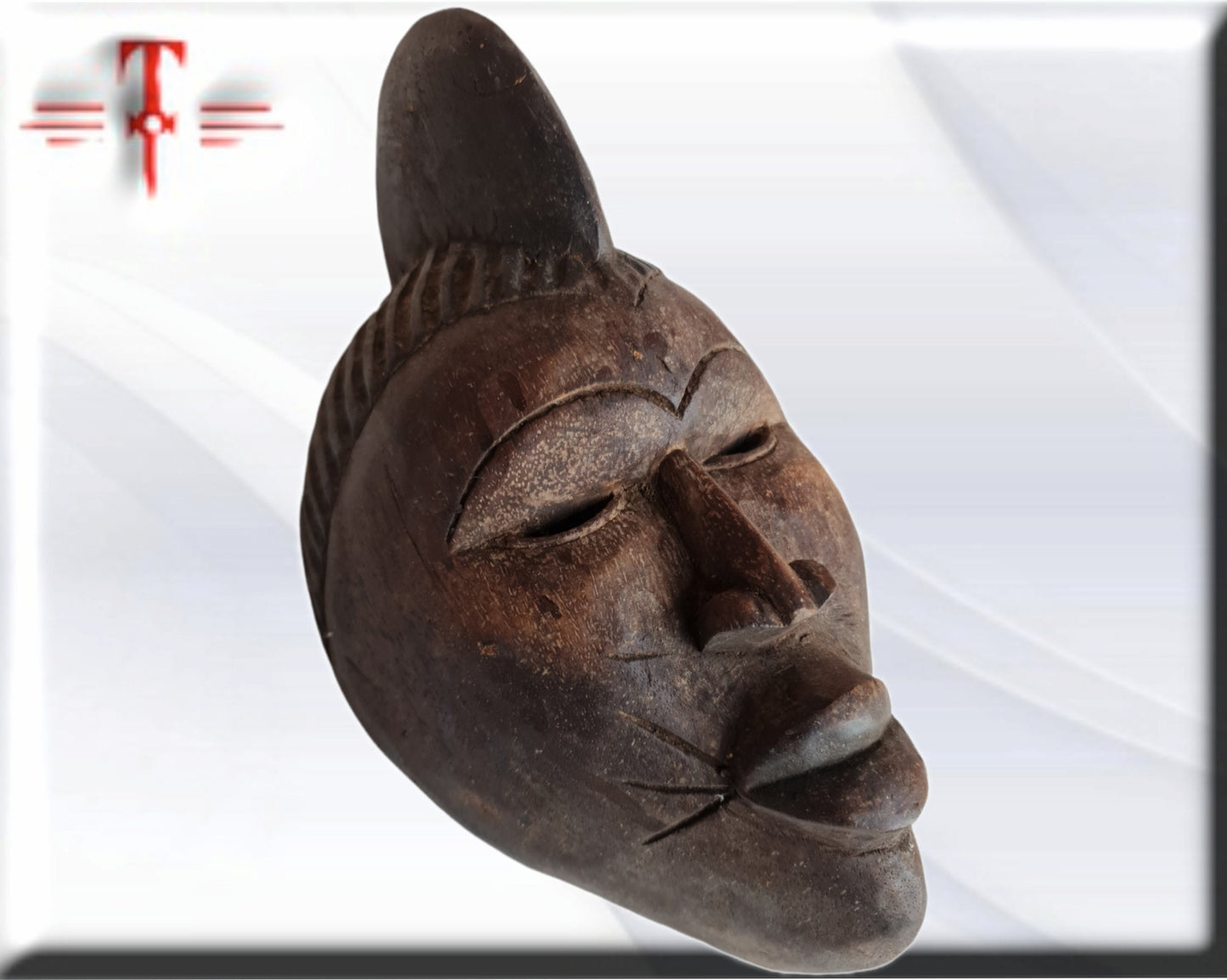 Máscara etnia Idoma ( Nigeria Arte africano ) Idoma ethnic mask (Nigeria African art)