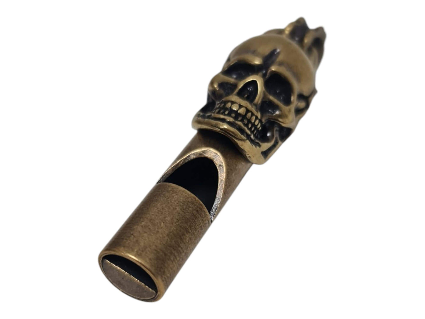 Silbato para invocaciones , bronce , hecho a mano , secretos del vodoun africano