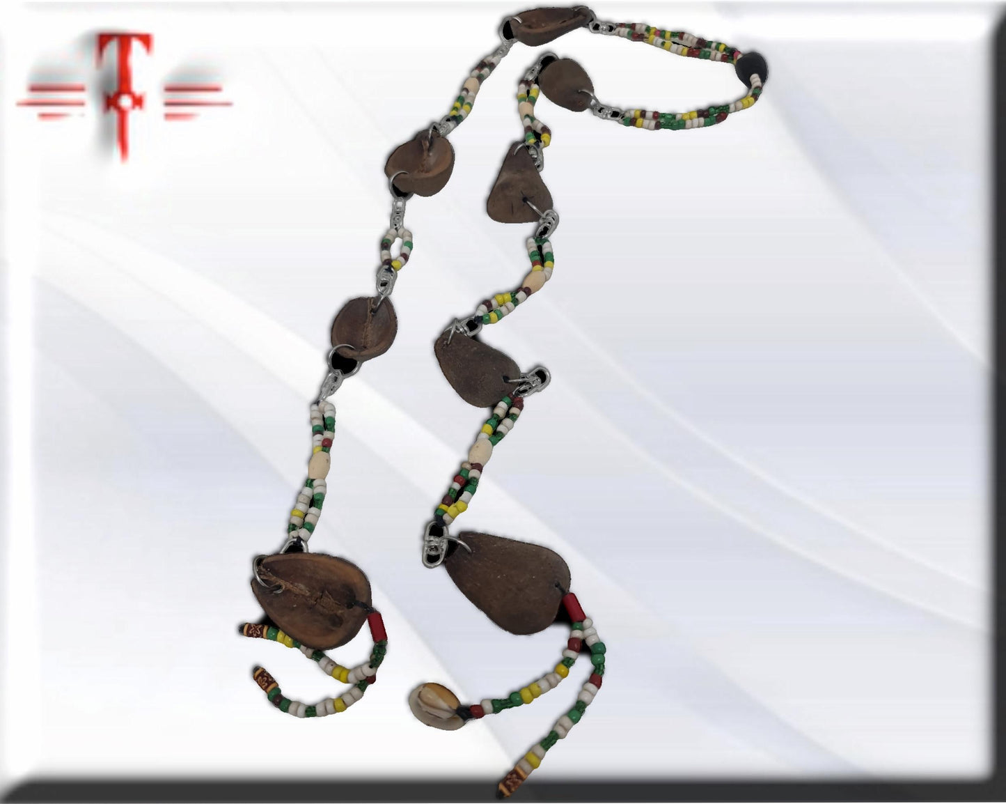 African ekuele, Nigeria, Ifá seed, opele egbere. Santeria Babalawo , Osain