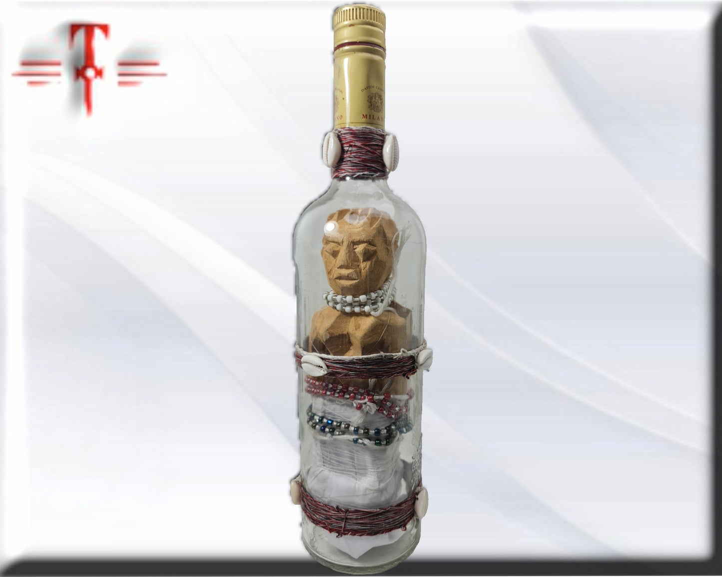 Botella Mágica Secreto de la Protección contra todas las brujerías y maleficios poderoso fetiche, secretos del vodun
