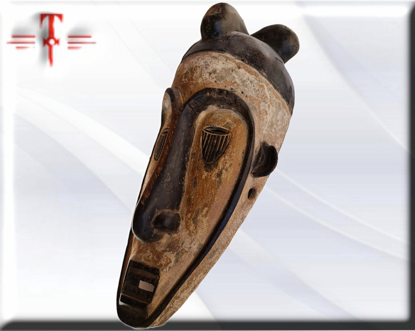 Máscara Kwese Congo Arte africano , galería arte africano , antiguedad