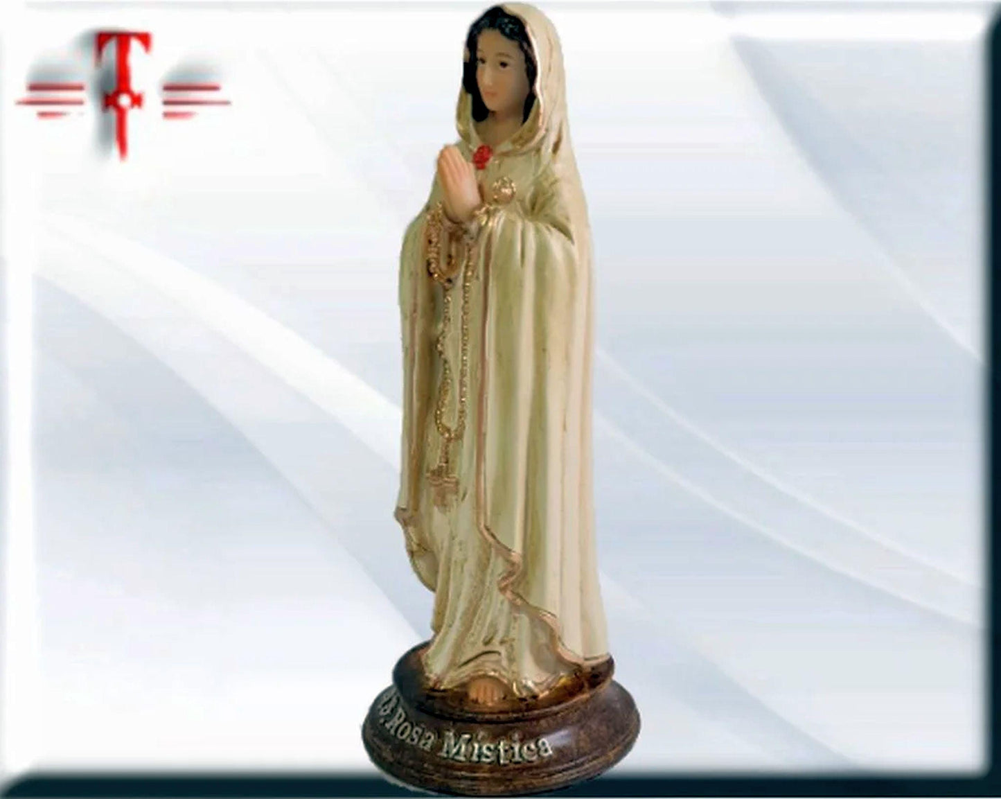 Estatua religiosa Rosa Mística , virgenes y santos catolicos