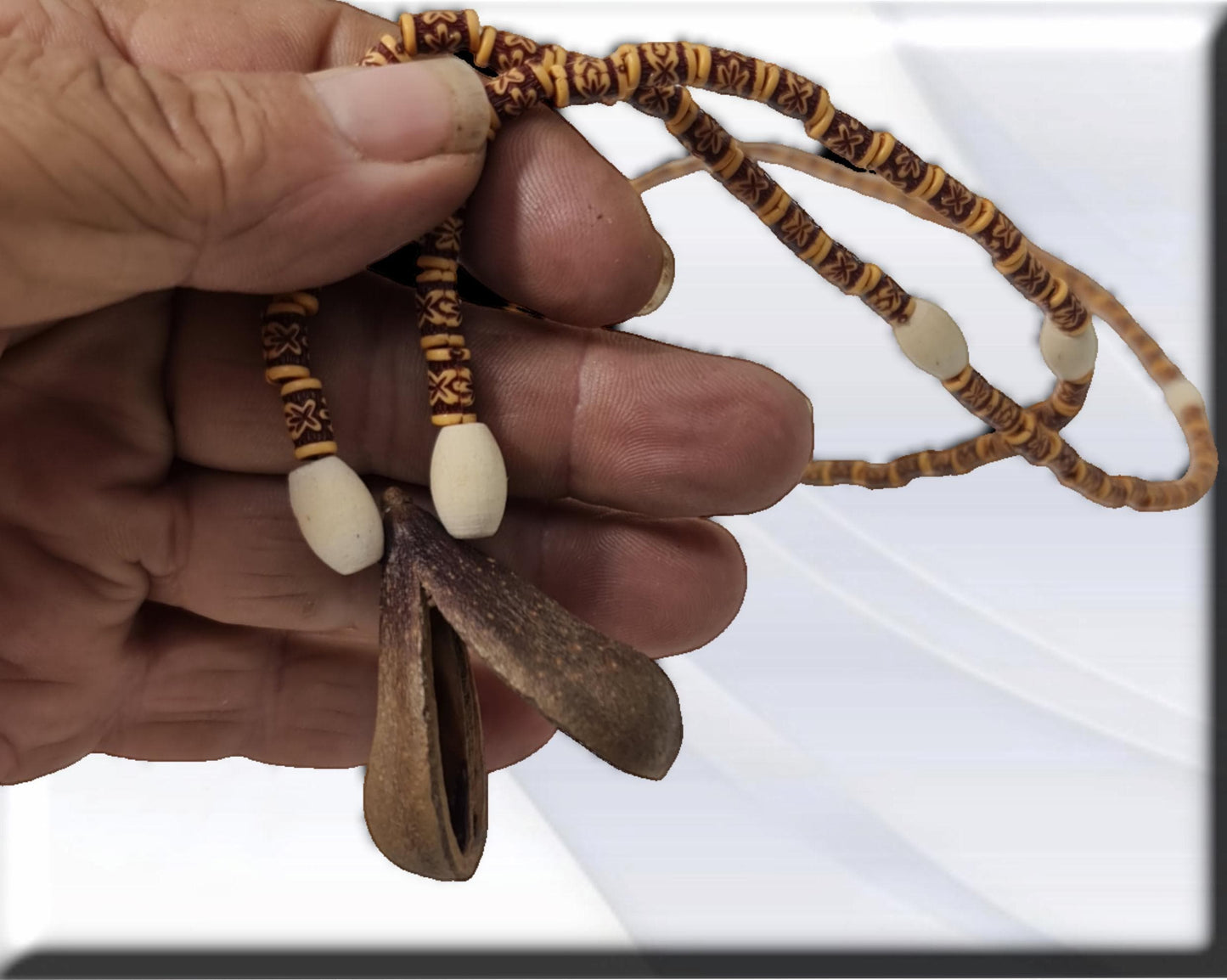 Opele egbere necklace, Protection, Vodun secrets, traditional African art
