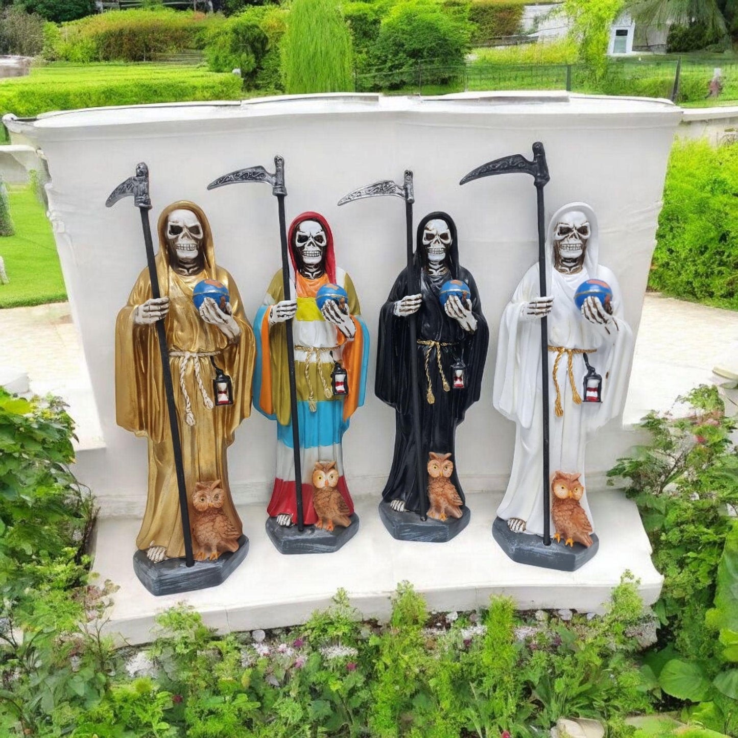 Estatua Santa Muerte 28cm , Santísima Muerte , deidades , mitología