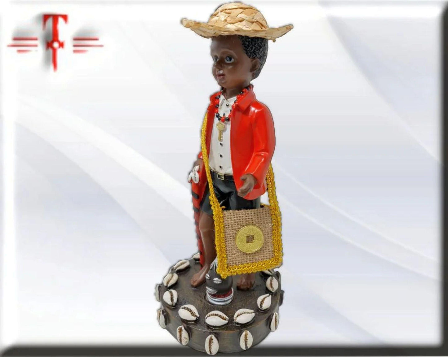 Estatua Niño Elegguá , santeria orisha yoruba , religion