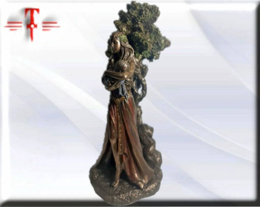 Statue des Gottes Dagda, mythologische Götter, esoterische und religiöse Gegenstände, handbemalt