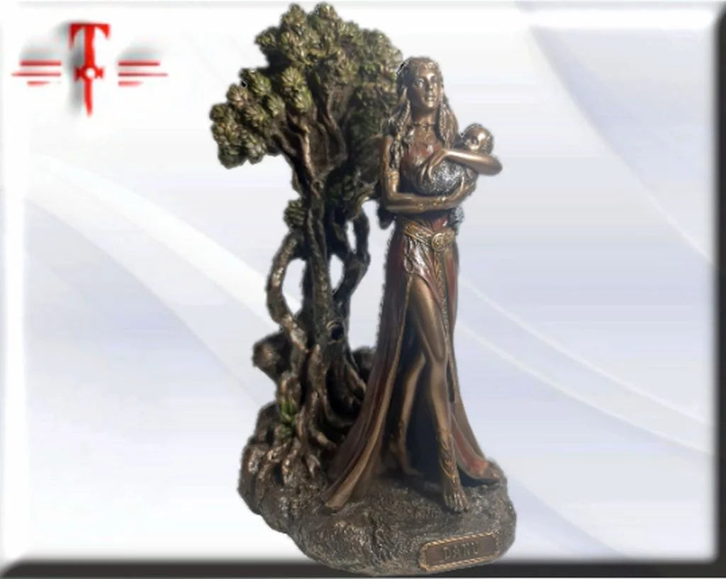Statue des Gottes Dagda, mythologische Götter, esoterische und religiöse Gegenstände, handbemalt