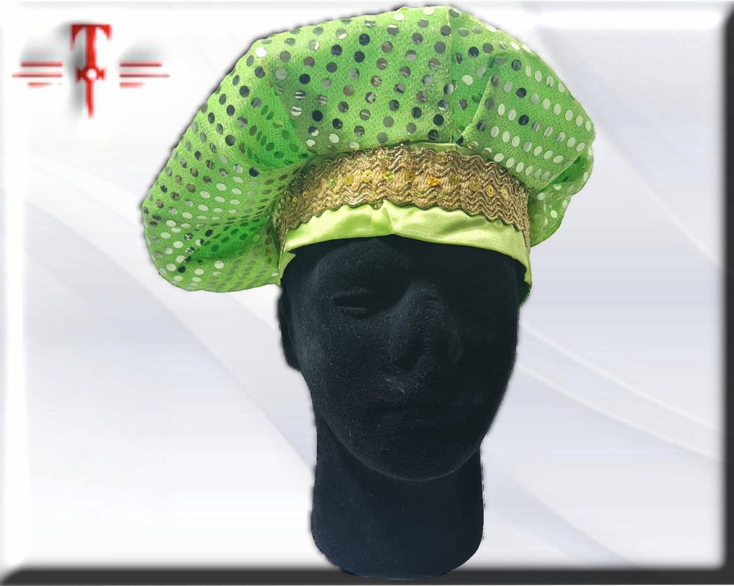 Gorro Gala santería Orisha Oshun , Panteón Yoruba , diosa de las aguas dulces , deidad