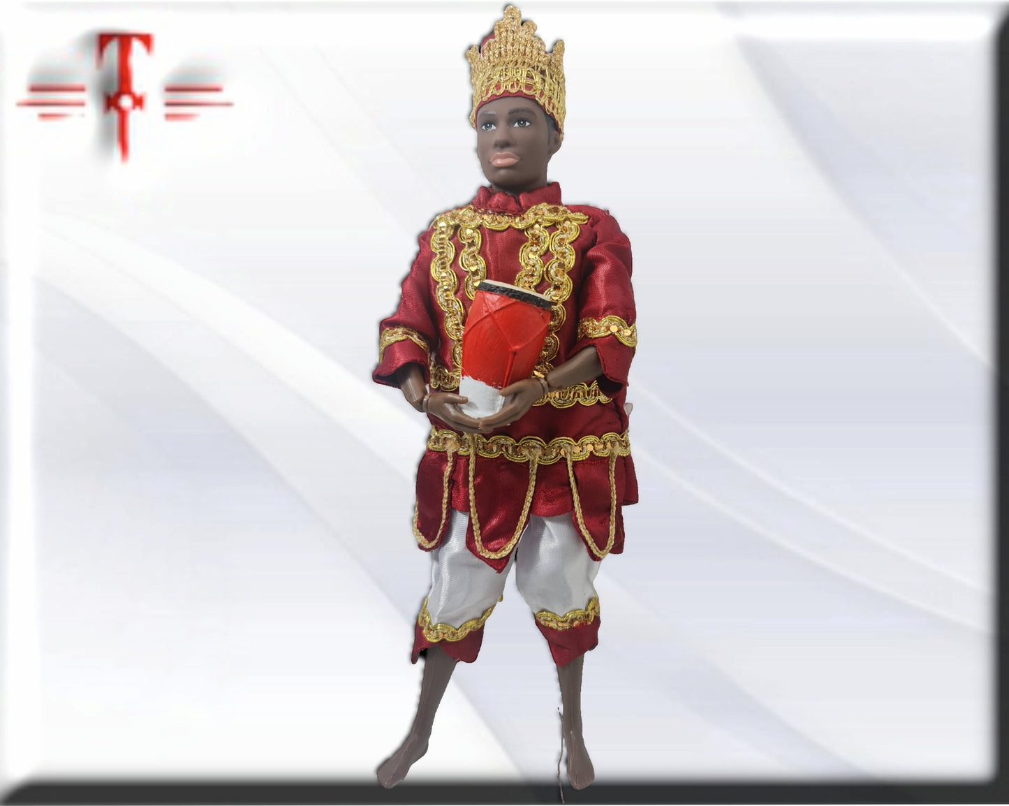 Muñeco Orisha Shangó Dios del Trueno, santería yoruba lucumí