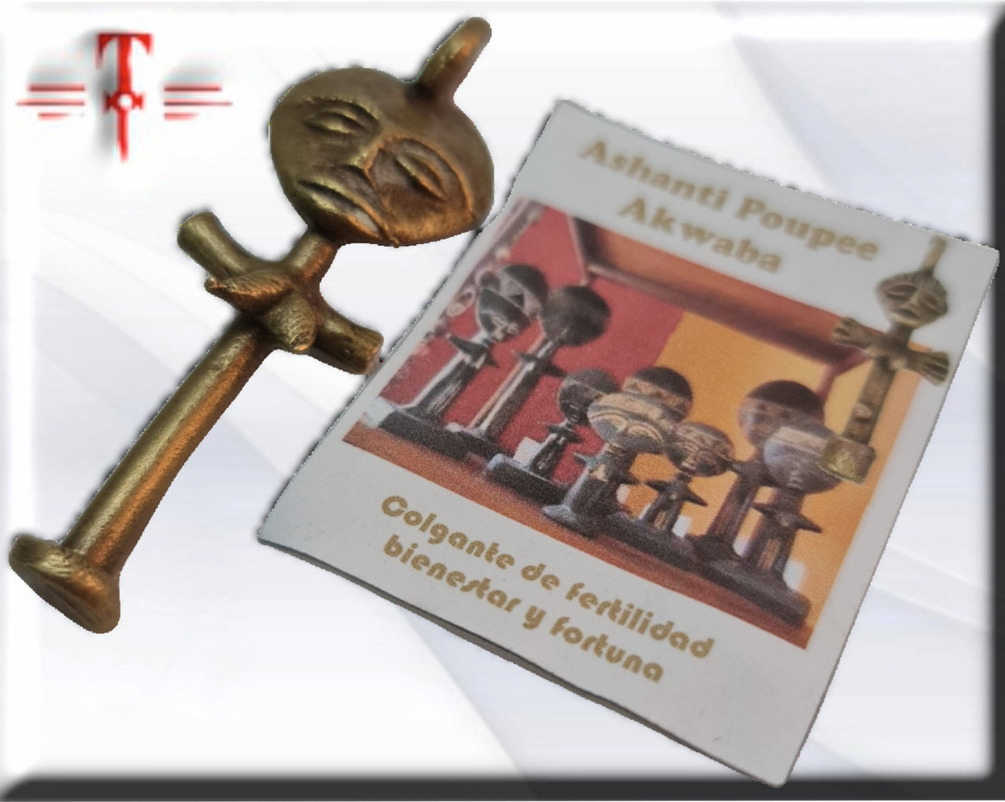 Amuleto Ashanti Akwaba Ghana fertilidad Amuletos Africanos