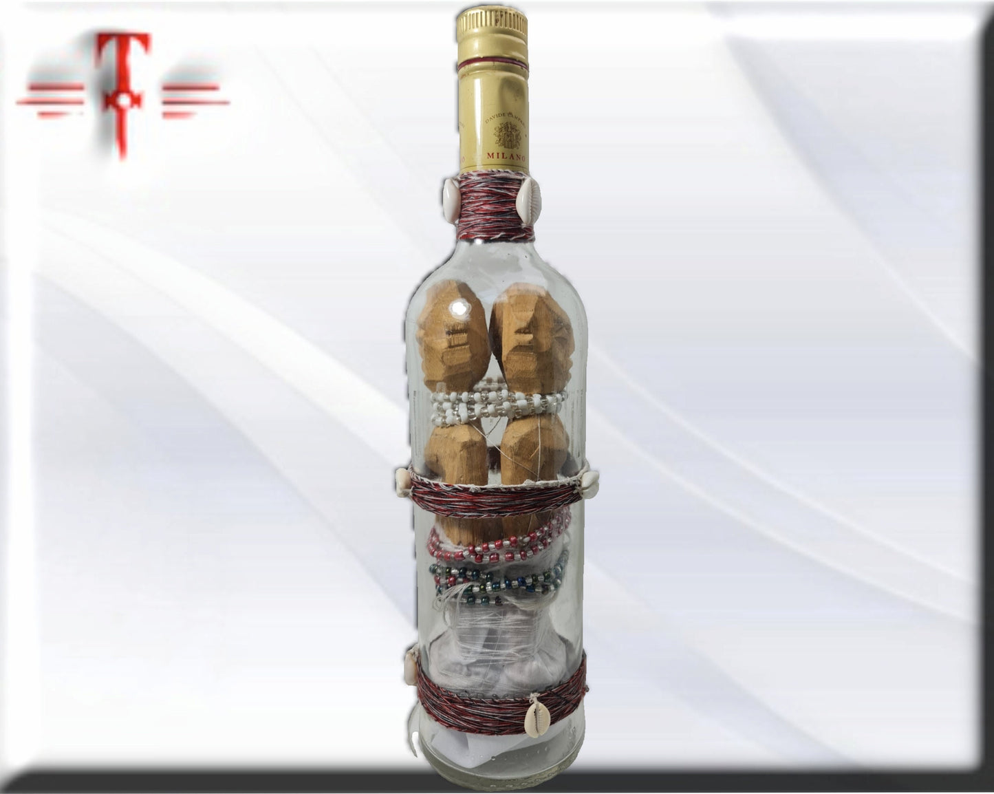 Botella Mágica Secreto de la Protección contra todas las brujerías y maleficios poderoso fetiche, secretos del vodun