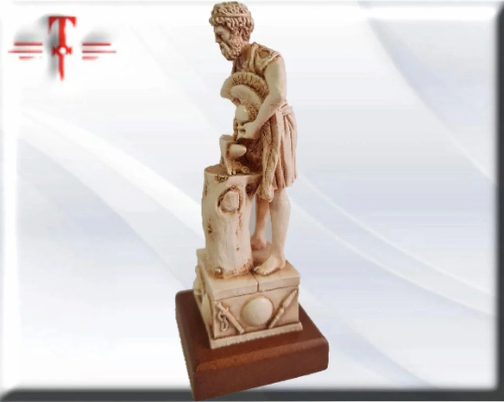 Statue des Gottes Dagda, mythologische Götter, esoterische und religiöse Gegenstände, handbemalt