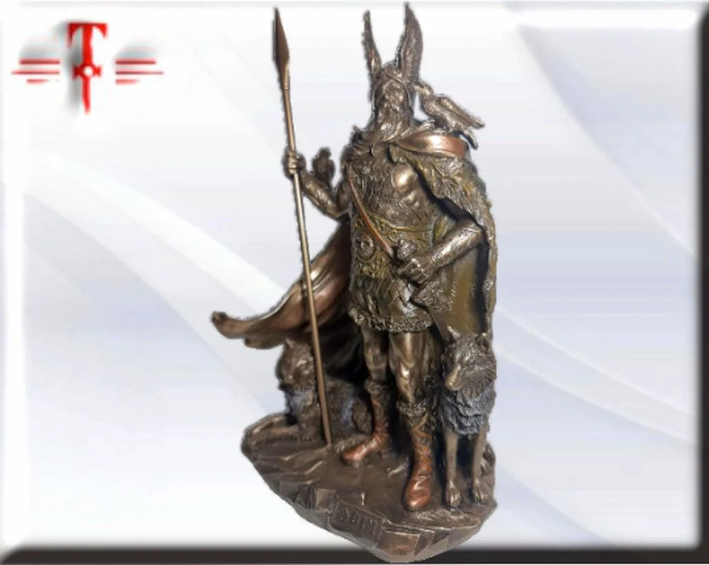 Statue des Gottes Dagda, mythologische Götter, esoterische und religiöse Gegenstände, handbemalt