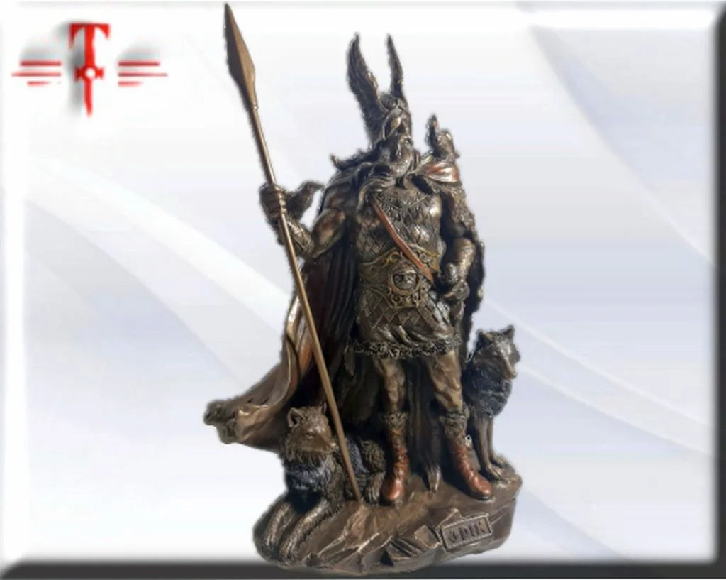 Statue des Gottes Dagda, mythologische Götter, esoterische und religiöse Gegenstände, handbemalt