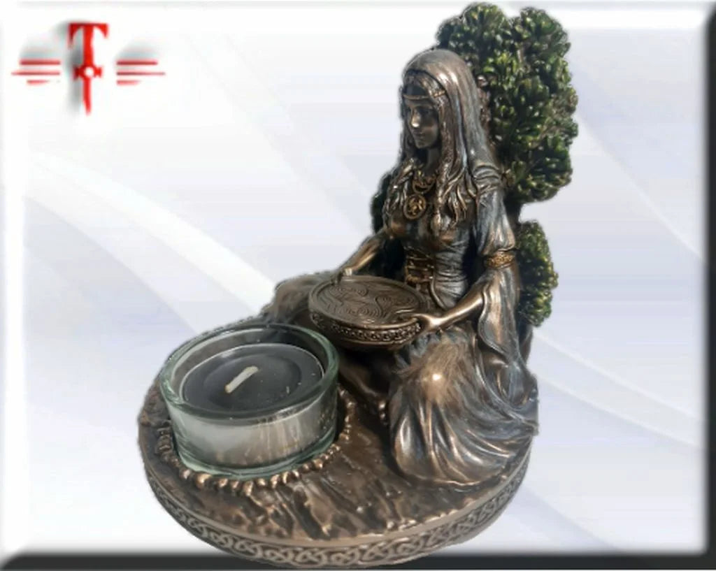 Statue des Gottes Dagda, mythologische Götter, esoterische und religiöse Gegenstände, handbemalt