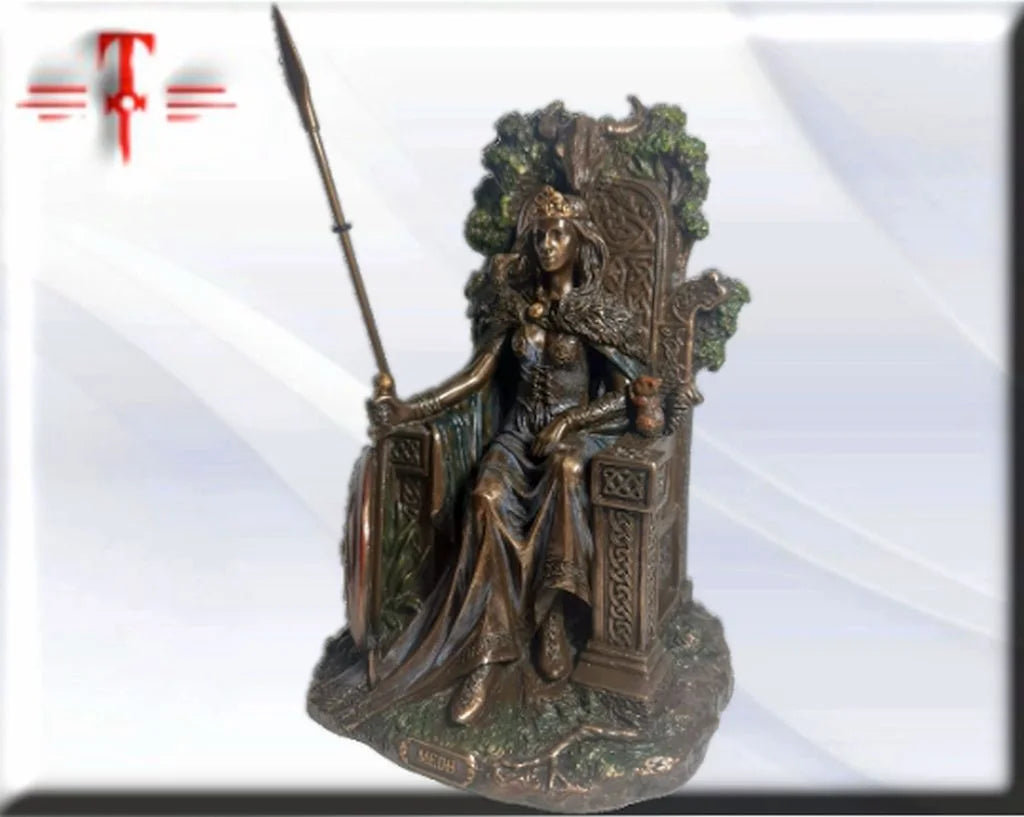 Statue des Gottes Dagda, mythologische Götter, esoterische und religiöse Gegenstände, handbemalt