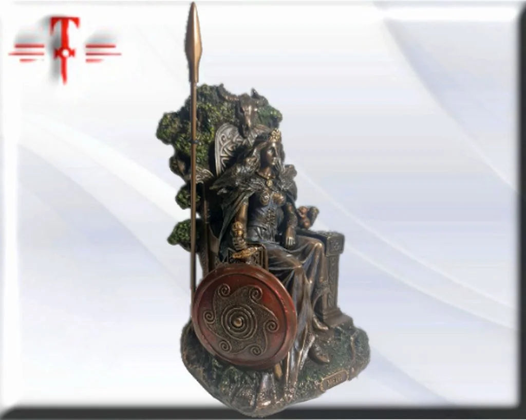 Statue des Gottes Dagda, mythologische Götter, esoterische und religiöse Gegenstände, handbemalt