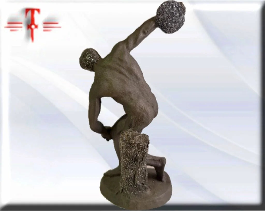Statue des Gottes Dagda, mythologische Götter, esoterische und religiöse Gegenstände, handbemalt
