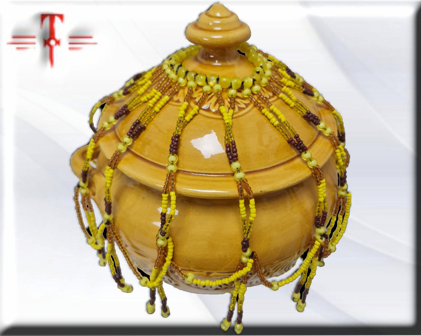 Malla para sopera de la orisha Oshun , santería Palo Mayombe , Oxum Umbanda , Panteon yoruba