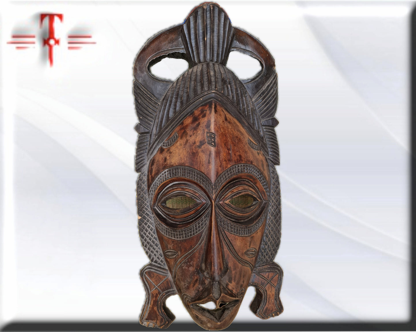 Máscara Yahure Costa de Marfil , arte Africano , galería de arte , antiguo