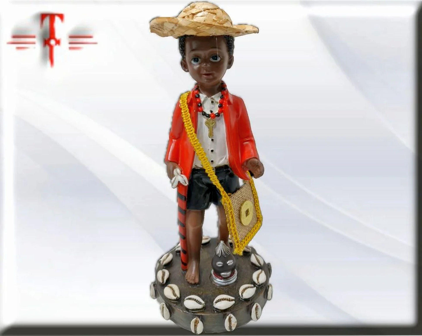 Estatua Niño Elegguá , santeria orisha yoruba , religion