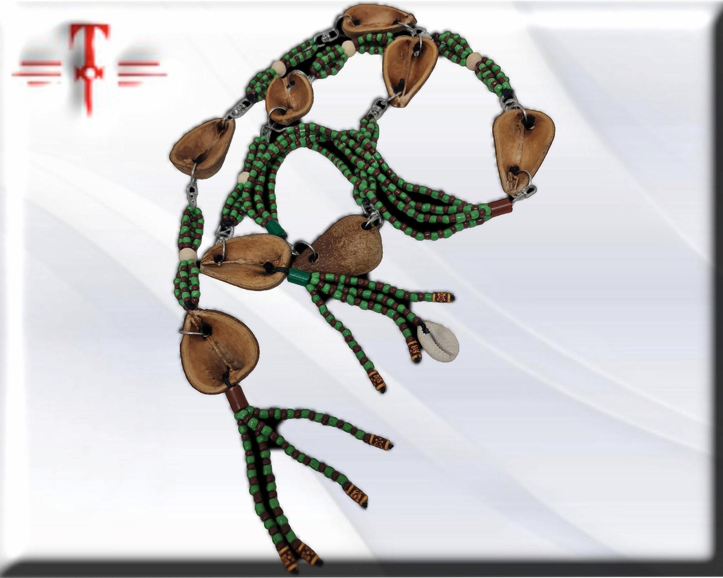 African ekuele, Nigeria, Ifá seed, opele egbere. Santeria Babalawo