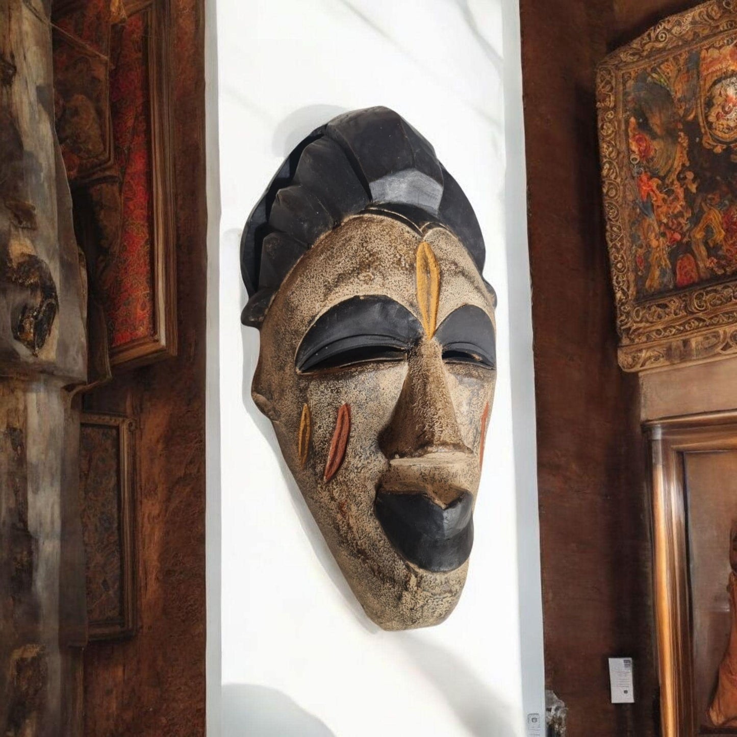 Máscara Igbo ( Nigeria arte africano) Igbo mask (Nigerian African art)