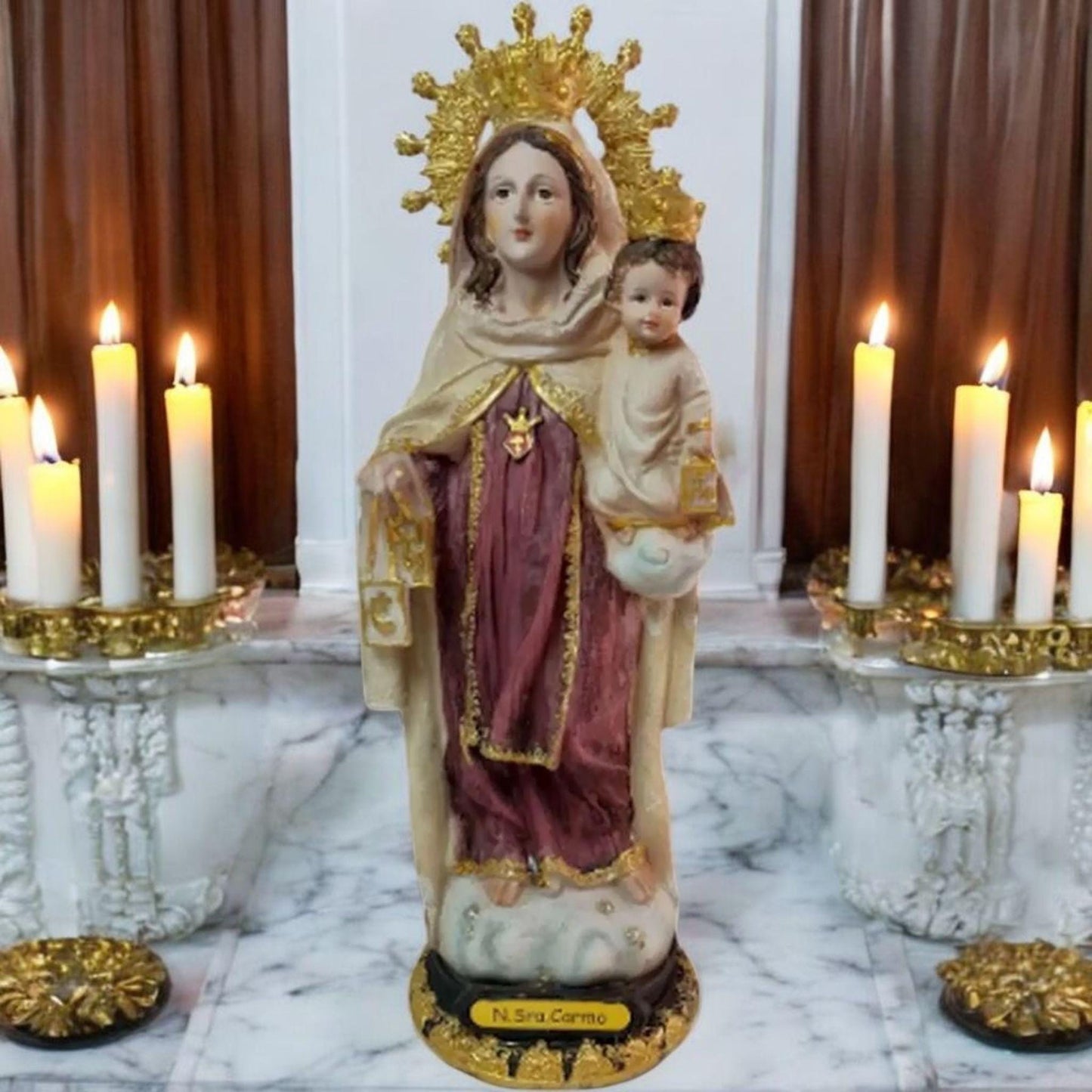 Virgen del Carmen , Santos y Vírgenes católicos , productos Religiosos